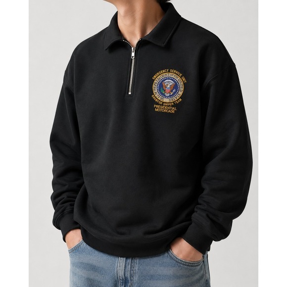 Jerzees Other - Vintage Presidential Motorcade Counter Sniper Team ESU Sweatshirt Jerzees L